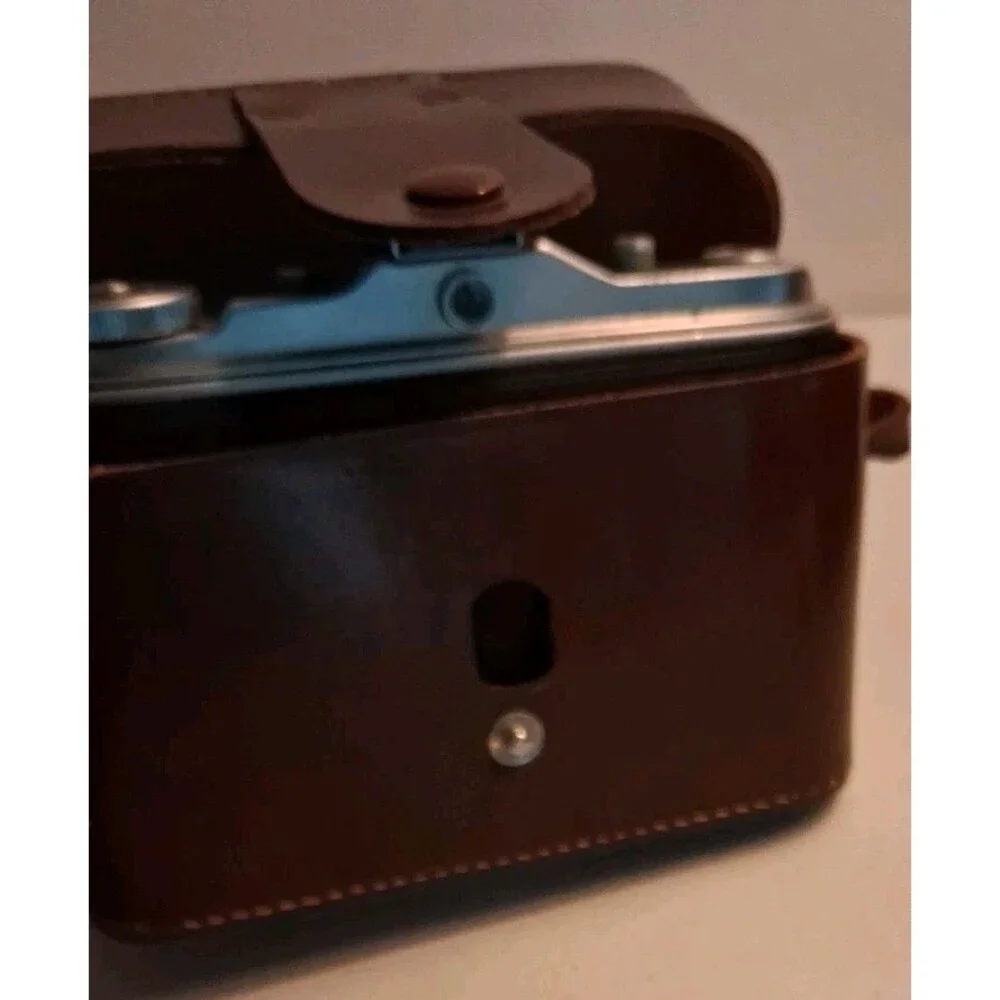 Agfa Isolette Camera Germany With Case Untested For Parts